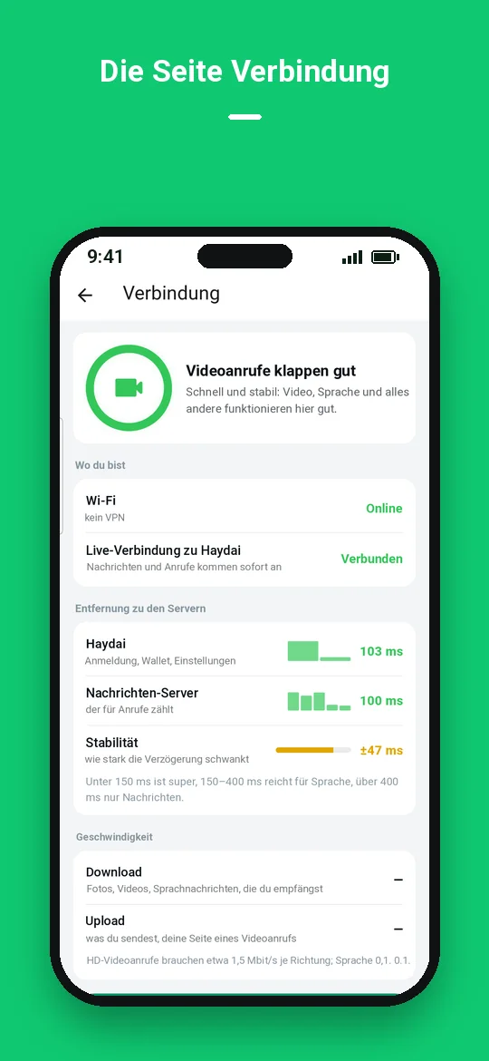 Die Seite Verbindung — Haydai