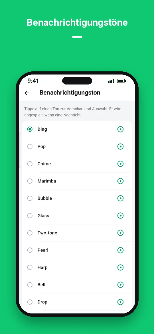 Benachrichtigungstöne — Haydai