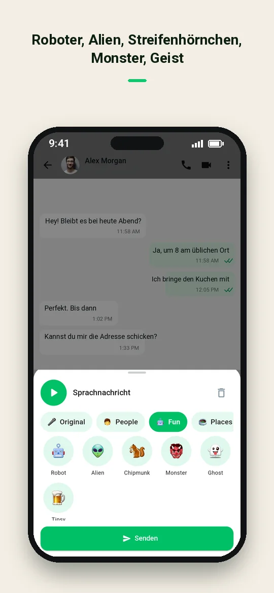 Roboter, Alien, Streifenhörnchen, Monster, Geist — Haydai