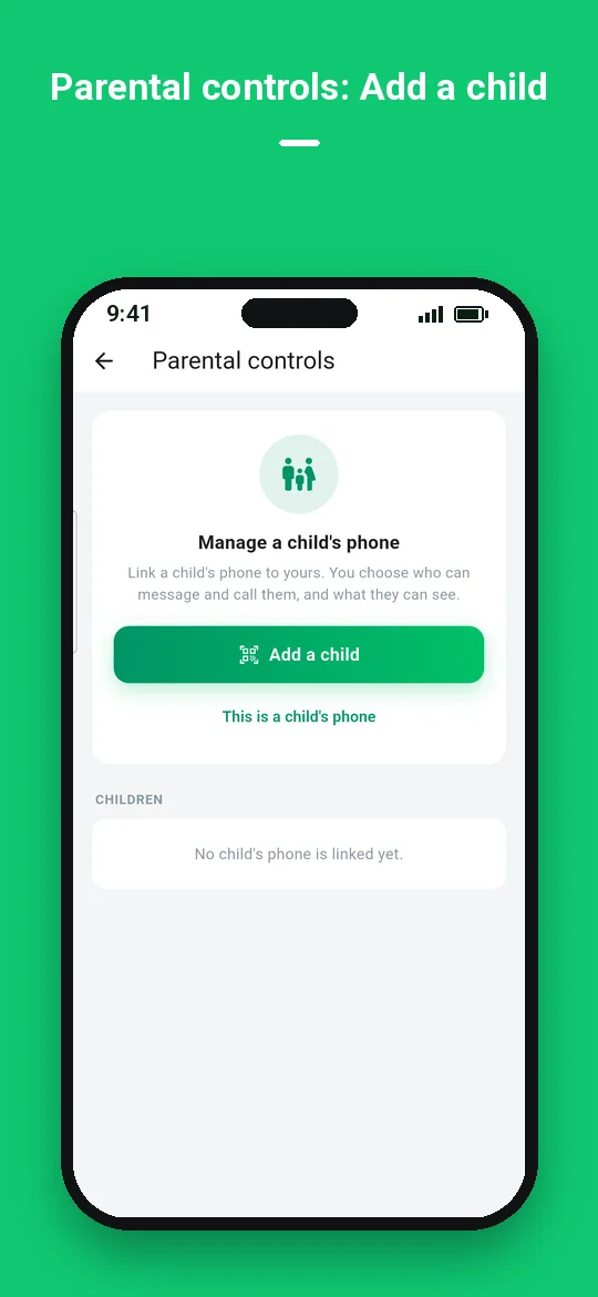 Parental controls: Add a child — Haydai