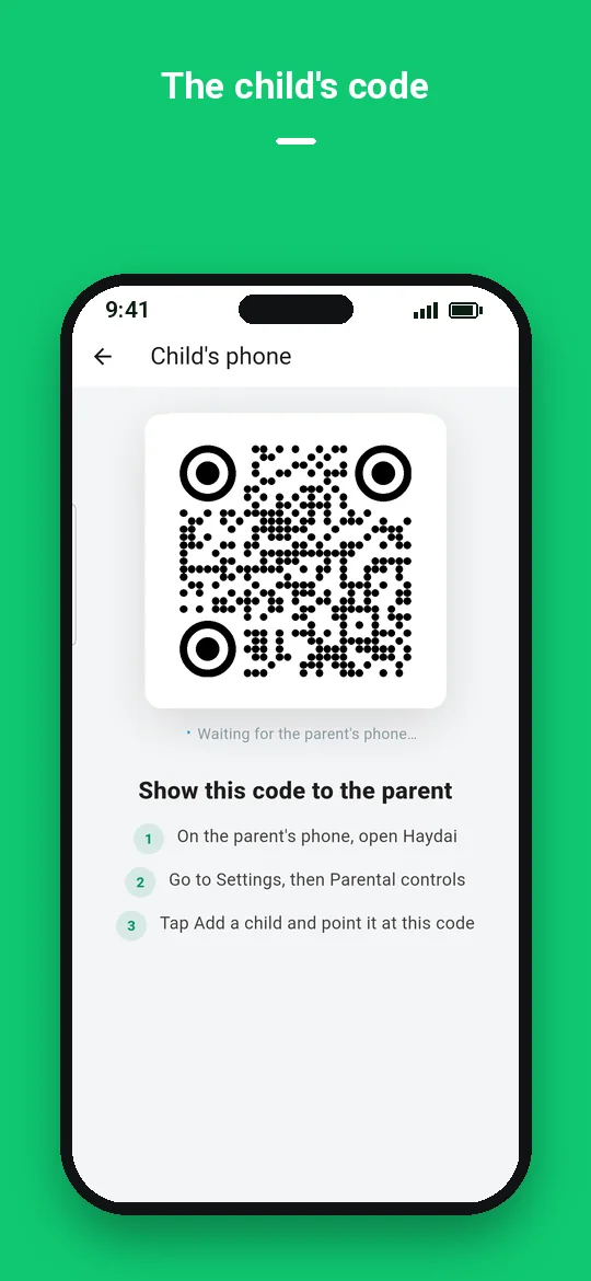 The child's code — Haydai