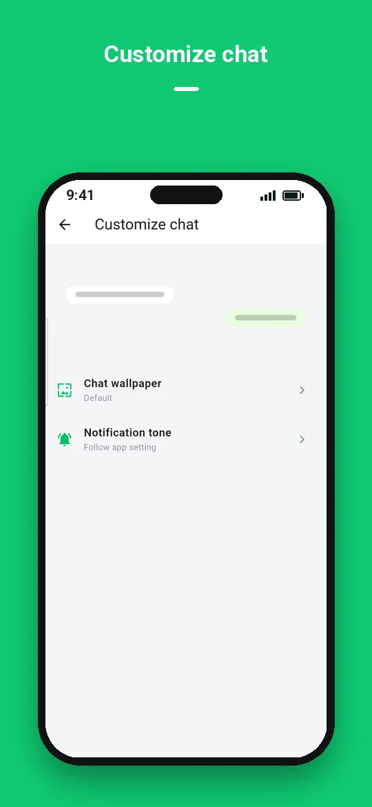 Customize chat — Haydai