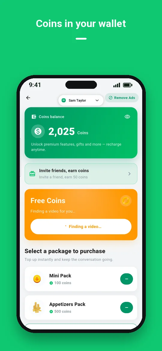 Coins in your wallet — Haydai