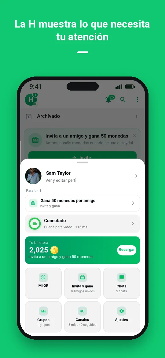 La H muestra lo que necesita tu atención — Haydai