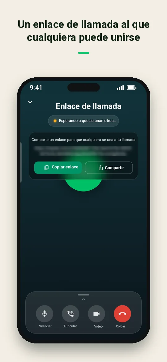 Un enlace de llamada al que cualquiera puede unirse — Haydai