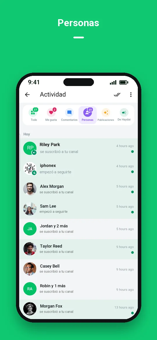 Personas — Haydai