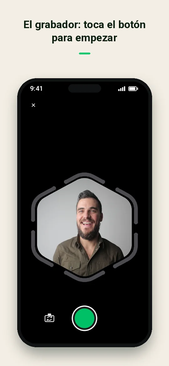 El grabador: toca el botón para empezar — Haydai