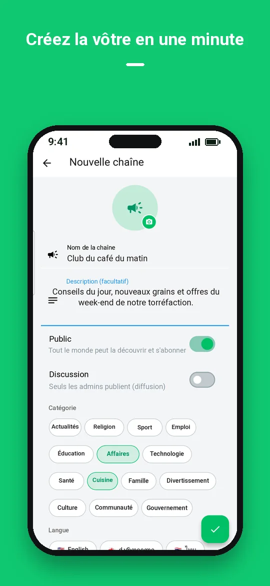 Créez la vôtre en une minute — Haydai