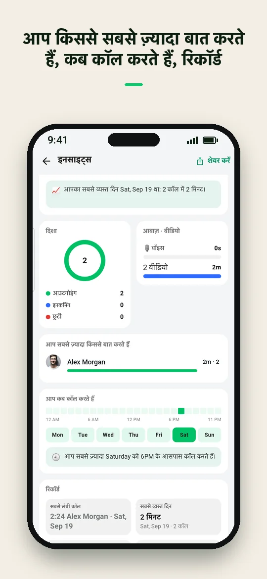 आप किससे सबसे ज़्यादा बात करते हैं, कब कॉल करते हैं, रिकॉर्ड — Haydai