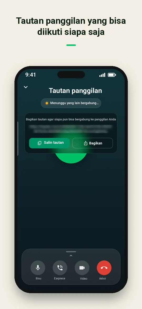 Tautan panggilan yang bisa diikuti siapa saja — Haydai