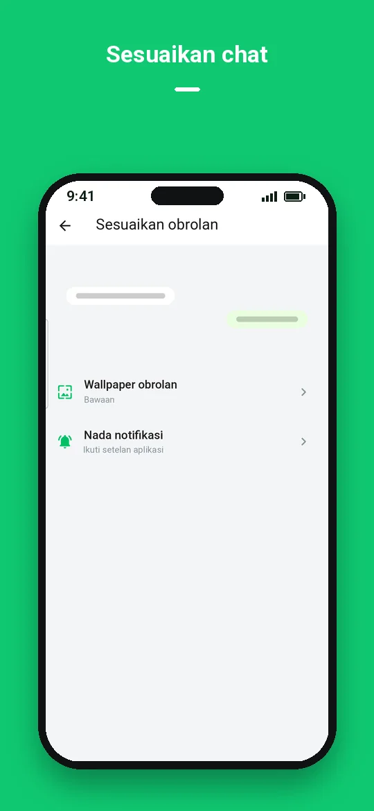 Sesuaikan chat — Haydai