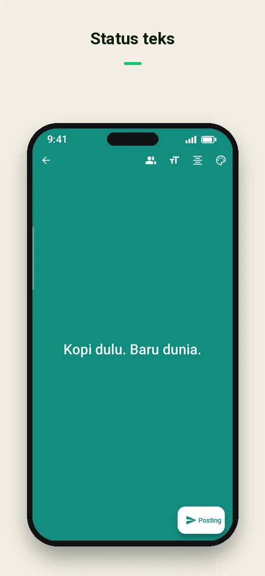 Status teks — Haydai