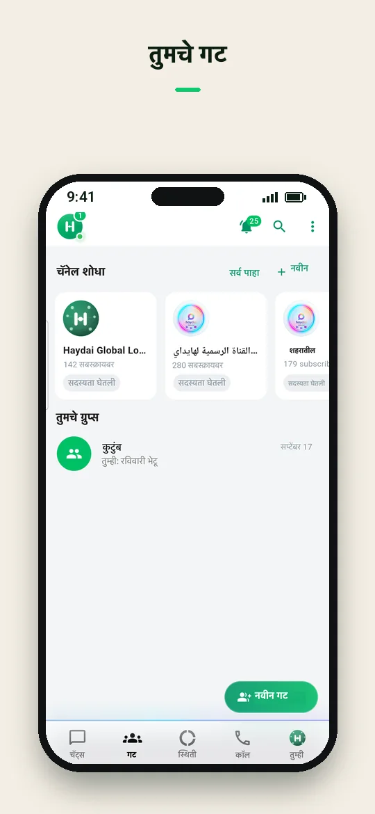 तुमचे गट — Haydai