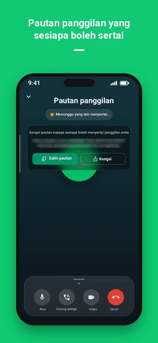 Pautan panggilan yang sesiapa boleh sertai — Haydai