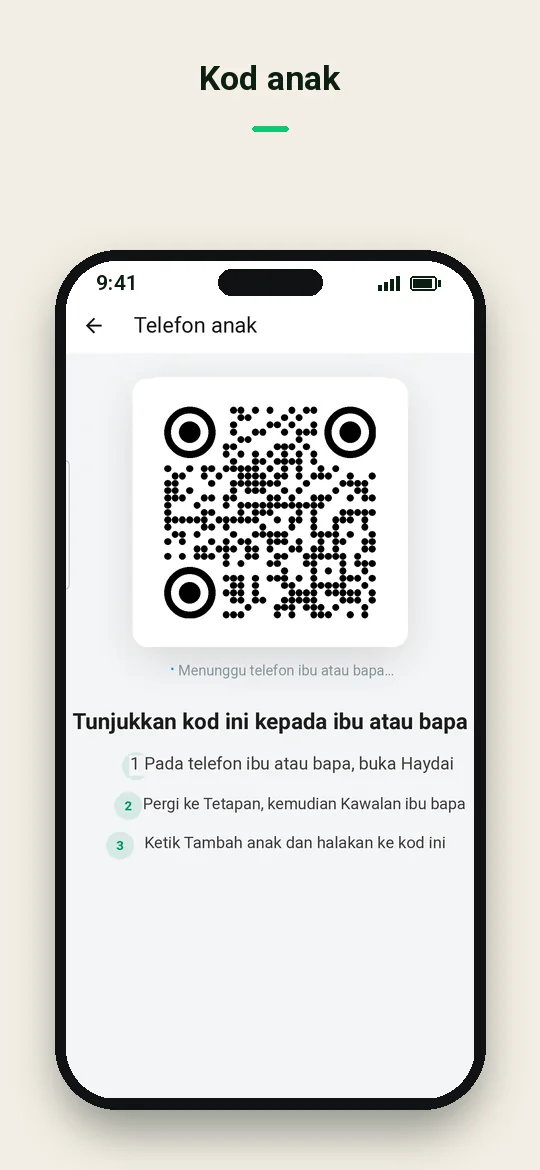 Kod anak — Haydai
