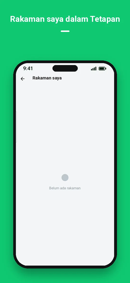 Rakaman saya dalam Tetapan — Haydai