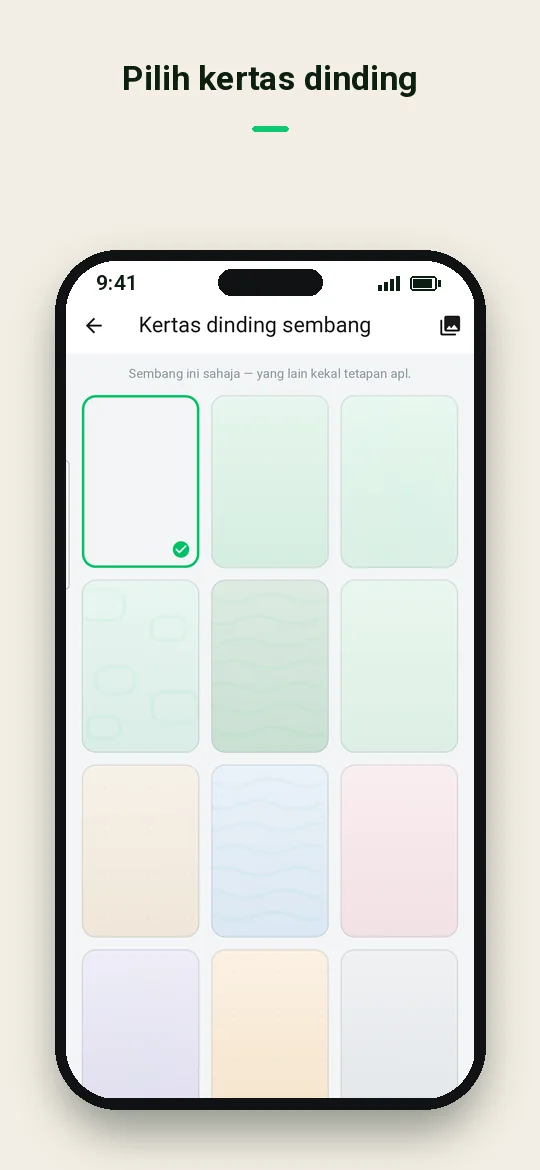 Pilih kertas dinding — Haydai
