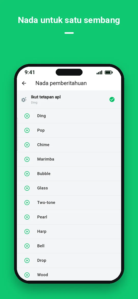 Nada untuk satu sembang — Haydai