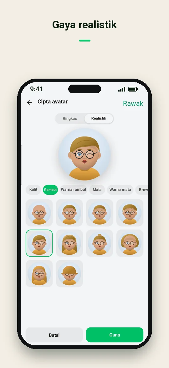 Gaya realistik — Haydai
