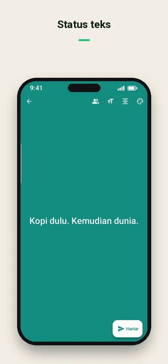Status teks — Haydai