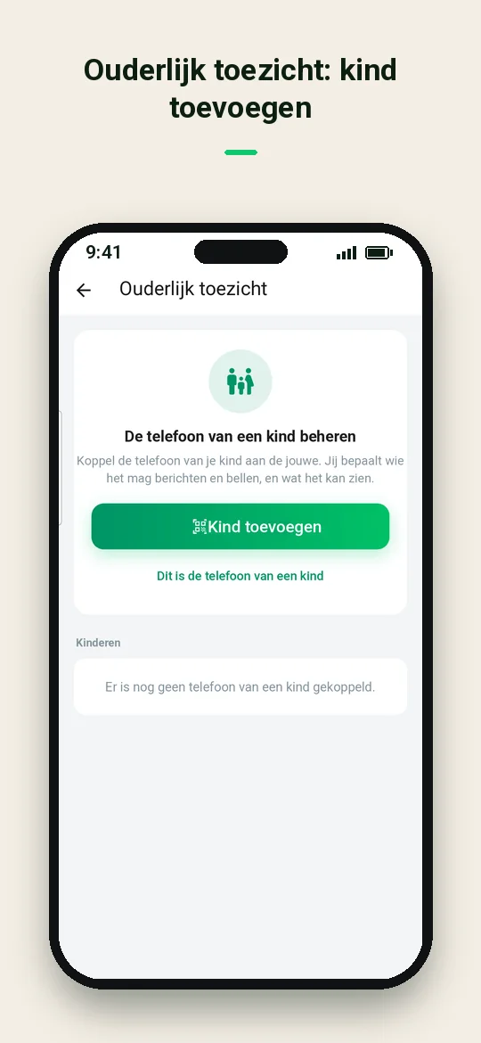 Ouderlijk toezicht: kind toevoegen — Haydai