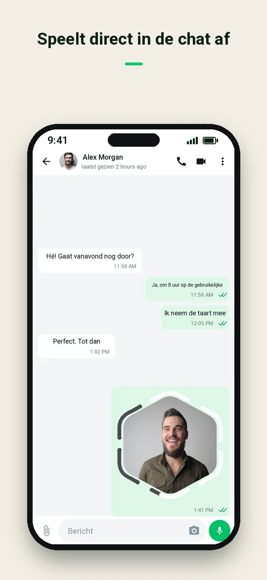 Speelt direct in de chat af — Haydai
