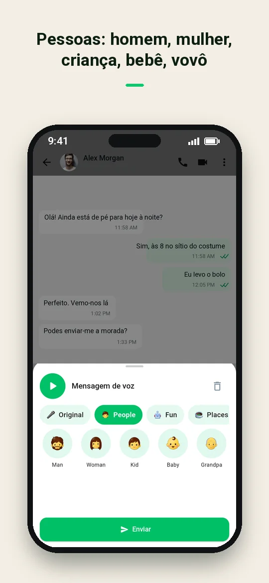 Pessoas: homem, mulher, criança, bebê, vovô — Haydai