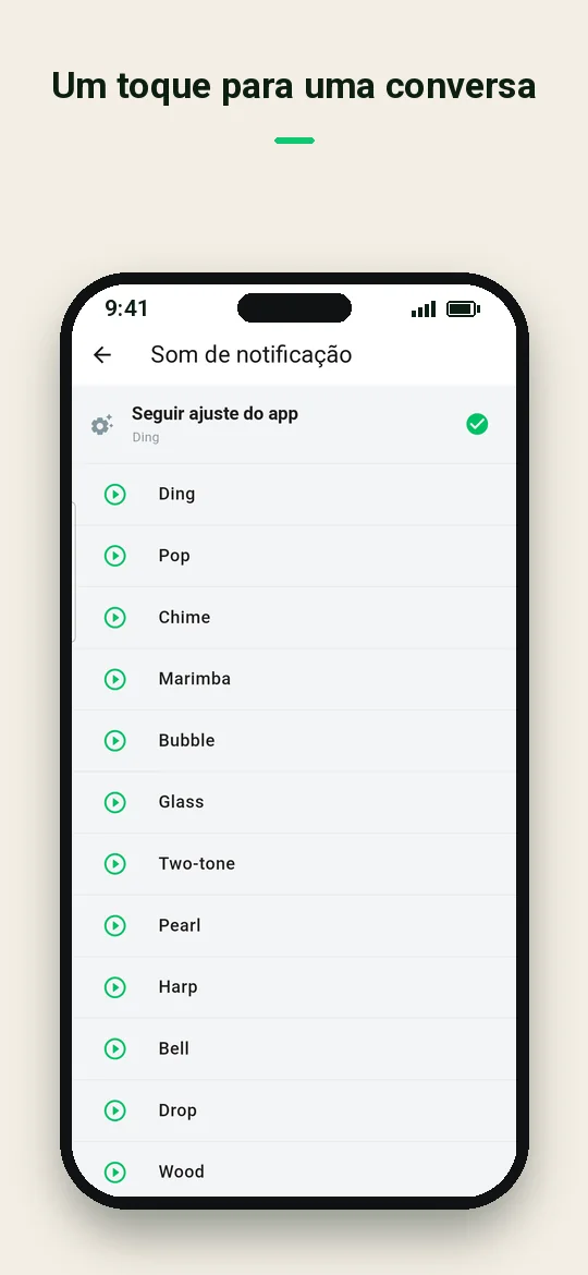 Um toque para uma conversa — Haydai