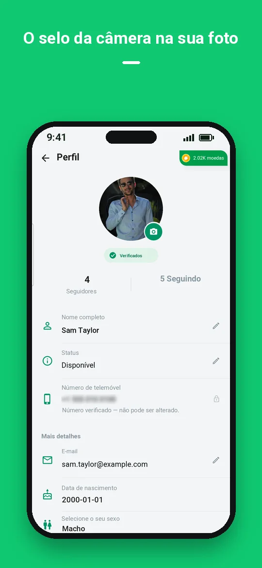O selo da câmera na sua foto — Haydai