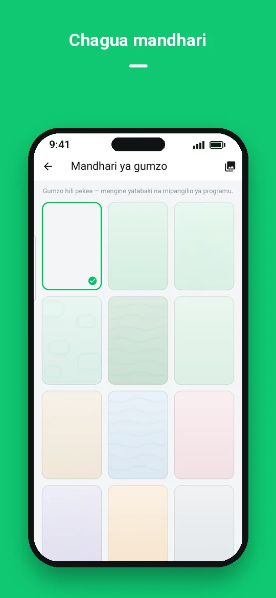 Chagua mandhari — Haydai