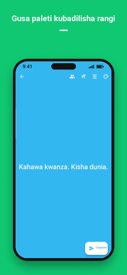 Gusa paleti kubadilisha rangi — Haydai