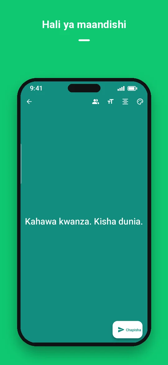 Hali ya maandishi — Haydai