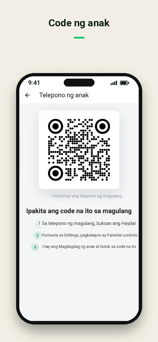 Code ng anak — Haydai