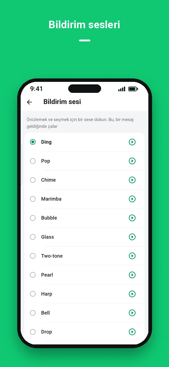 Bildirim sesleri — Haydai