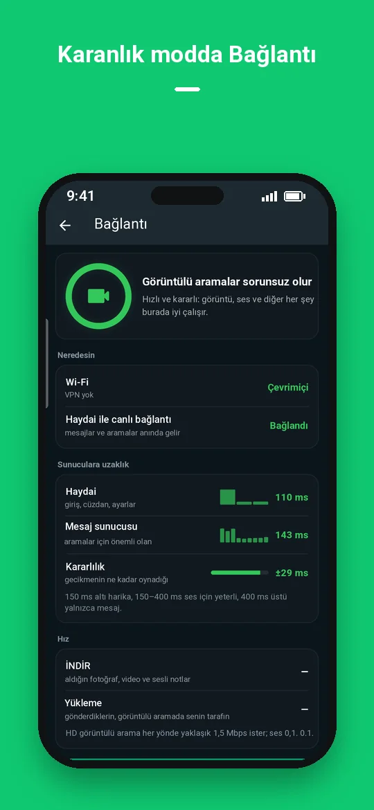 Karanlık modda Bağlantı — Haydai