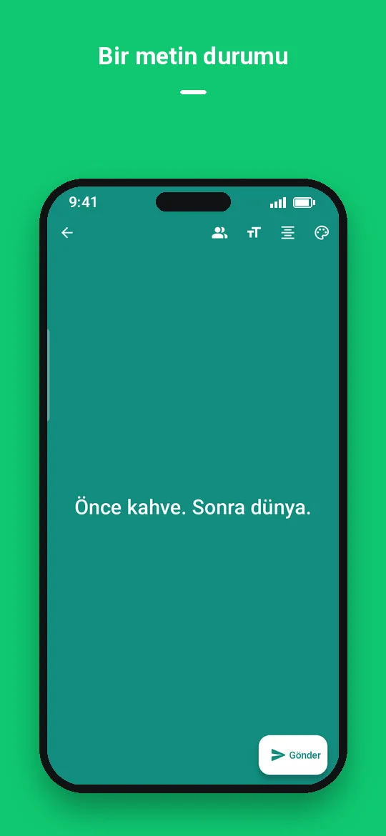 Bir metin durumu — Haydai