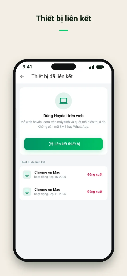 Thiết bị liên kết — Haydai