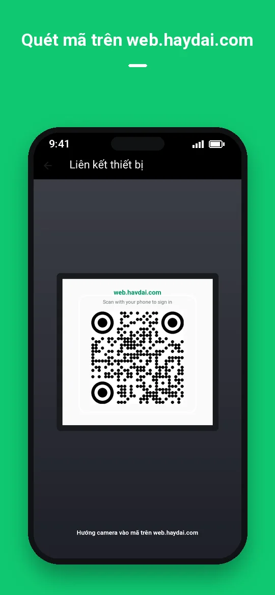 Quét mã trên web.haydai.com — Haydai