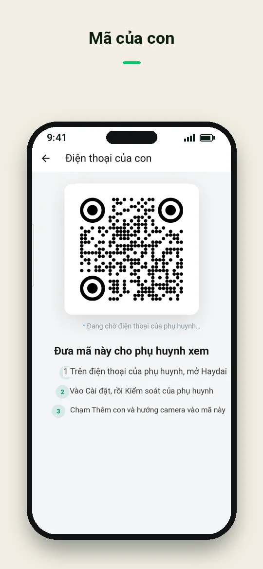 Mã của con — Haydai