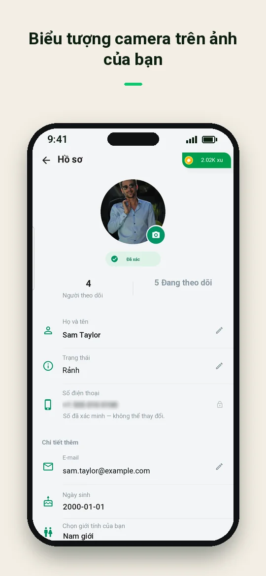 Biểu tượng camera trên ảnh của bạn — Haydai