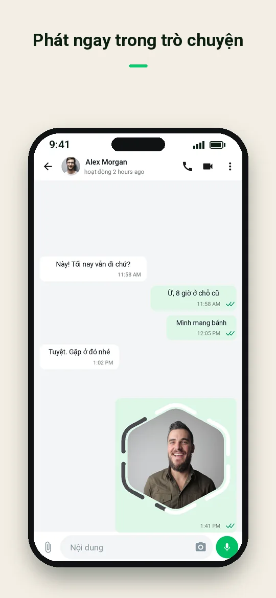Phát ngay trong trò chuyện — Haydai