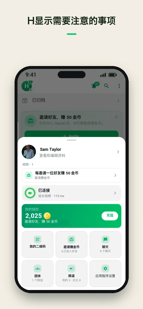 H 显示需要注意的事项 — Haydai