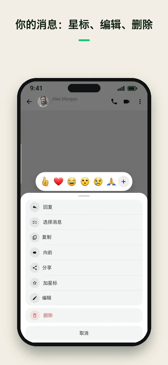 你的消息：星标、编辑、删除 — Haydai