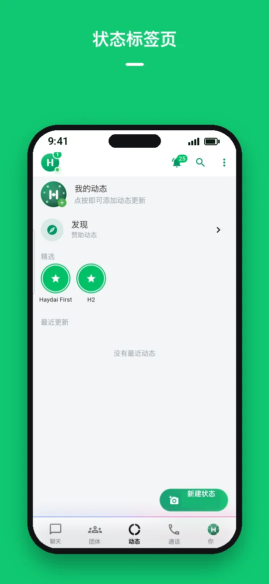 状态标签页 — Haydai